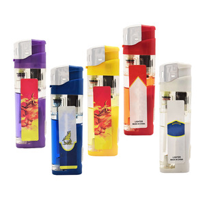Encendedor Electrónico <span class=keywords><strong>de</strong></span> <span class=keywords><strong>Gas</strong></span> Butano <span class=keywords><strong>de</strong></span> Plástico con Logotipo Personalizado Moderno <span class=keywords><strong>de</strong></span> Fábrica, Encendedor LED Barato - Product Image 6