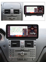 8+128GB Android 13 8core Snapdragon 680 Video Mobil untuk Benz C Class W204 S204 C230 2008-2010 NTG4.0 WIFI BT Radio Car-play AUX