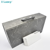 Boîte à échantillons personnalisée en carton, stockage de carreaux, emballage en papier, boîte à outils de haute qualité, pierre de Quartz, valise d'échantillons