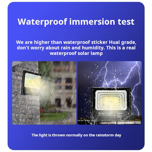 Đèn năng lượng mặt trời, đèn phản quang năng lượng mặt trời, đèn ngoài trời chống nước IP67, đèn LED sạc lại cho sân vườn, thân đèn bằng nhựa ABS, đèn pha năng lượng mặt trời cho sân vườn - Product Image 6