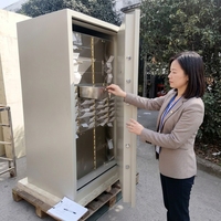 Coffre-fort numérique pour hôtel, bureau à domicile, avec accès par empreinte digitale, coffre-fort électronique ignifuge, serrure à clé robuste pour le stockage d'argent de bijoux