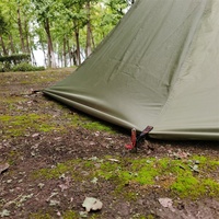 SYLAETO Ultraléger Hiver Camping Tipi Chaude Tente Hauteur Réglable Poêle Soleil Abri Chasse Aventure Randonnée Camping