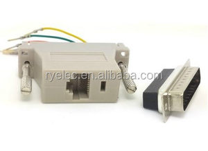 อะแดปเตอร์โมดูลาร์ DB25 ตัวผู้ เป็น RJ45 ตัวเมีย แบบกำหนดเองจากโรงงาน รับสั่งทำแบบกำหนดขาเชื่อมต่อได้ - Product Image 1