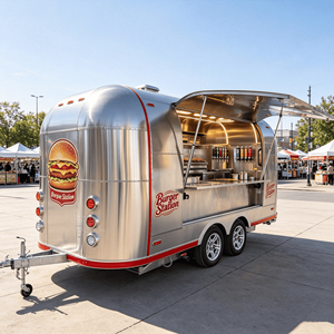 Remolque de Comida para Café, Remolque Móvil de Café, Camión de Comida Totalmente Equipado, Carrito Comercial para Negocios de Bebidas - Product Image 5