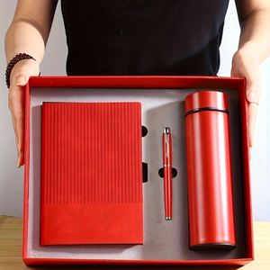 Customizable Luxury <b>Book</b> Gift Set Leather Notebook PenThermos for Corporate <b>Education</b> Travel Promotional Business Gifts - Product Image 3