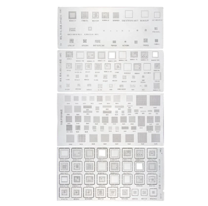 4 Plantillas BGA Universales para CPU, RAM, PM, Power IC de MTK, MSM, Samsung, Huawei, Xiaomi, <span class=keywords><strong>iPad</strong></span>, para Reballing de Pines BGA con Calor Directo - Product Image 2