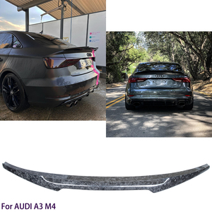 สปอยเลอร์หลังคาร์บอนไฟเบอร์แท้ทรง M4 สำหรับ A3 S3 RS3 8V ปี 2013-2020 - Product Image 2