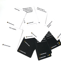 Cartes à jouer en papier pour jeux de famille, design élégant, vernissage mat, 4 couleurs, écologiques, durables, promotionnelles