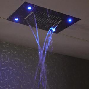 Großer Regenduschkopf Duschpaneel Dual 360*500mm Einbau-Regen- und Wasserfall-Duschsystem - Product Image 3