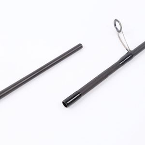 Caña de pescar de carpa, alimentador de fibra de carbono FRP dura, 2 secciones, aparejos de pesca ligeros, 2,4 M - Product Image 5