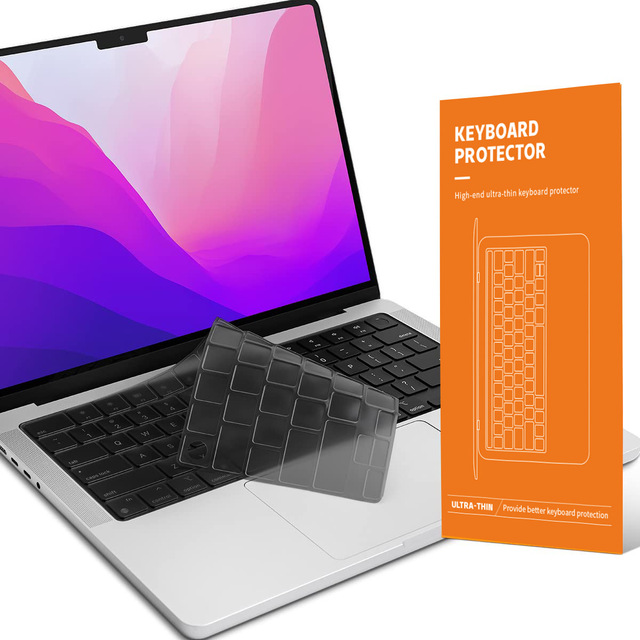 Wholesale Silicone TPU Laptop Keyboard Cover Protector Keypad Skin for IMacbook M1 Pro 16" A2179 A1706 A1932 A2141 Touch Bar