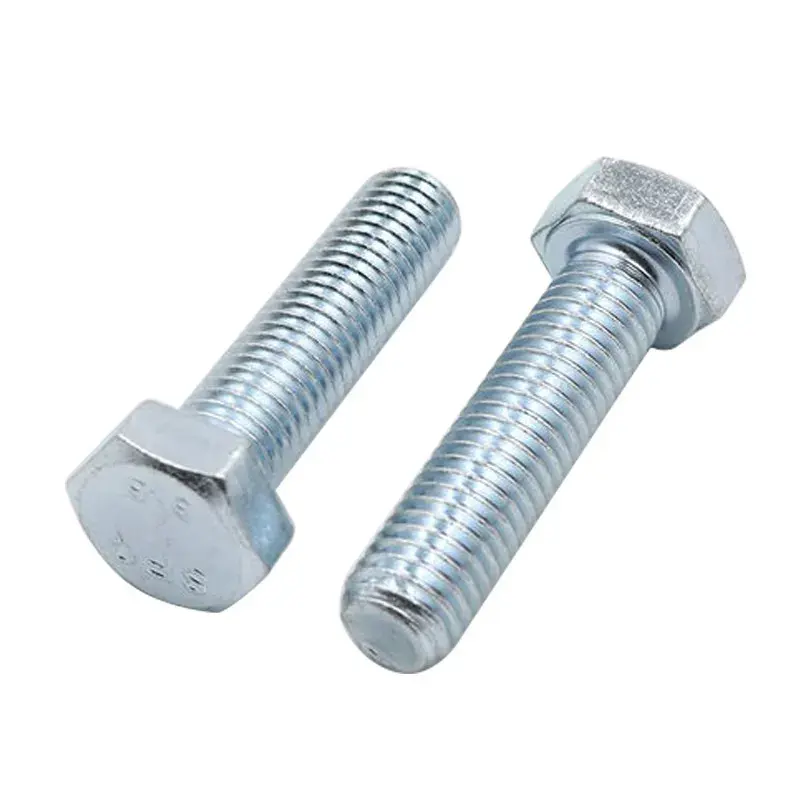 ANSI 10.9 4.8 6.8 zinc plated stainless steel 3/4" 7/8" black stud bolts and nuts c/w nuts 2HM furniture bolts