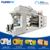 Machine d'impression flexographique haute vitesse CI à tambour central pour emballages alimentaires en papier