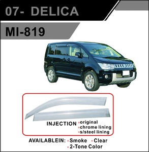 Visera cromada para ventana de coche, accesorios de ventilación, protector contra la lluvia y el sol, 2007 - Product Image 2