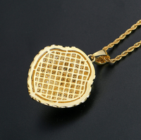 OUGEPHELI Vente en gros Collier de bijoux avec pendentifs breloques en laiton écologique, zircon cubique CZ, motif animal, style Hip Hop, tendance