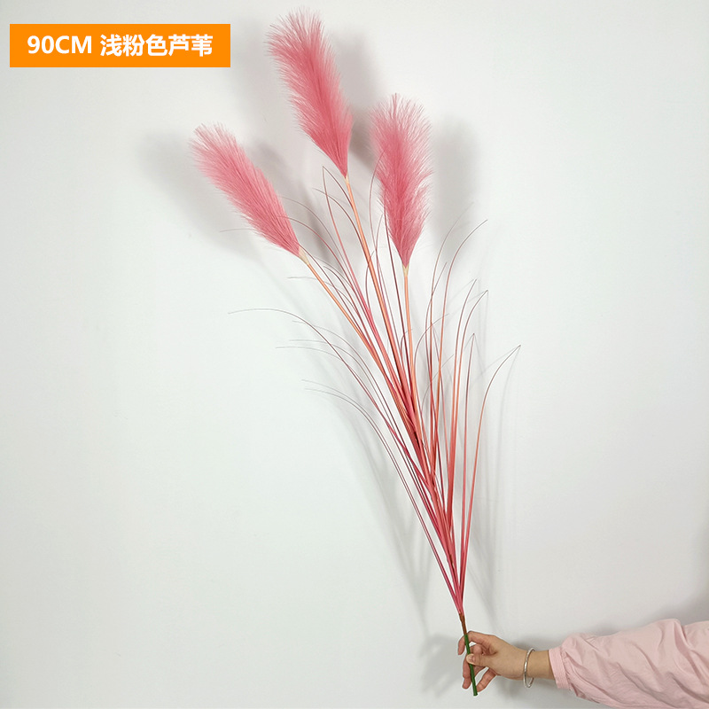 Cañas rosa claro, 90cm