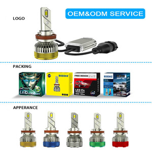 Trung quốc siêu sáng X6 9012 bóng đèn tobys ánh sáng hàng đầu ống nhiệt lớn chip tự động đèn pha đèn sương mù xe Led Đèn Pha bán buôn - Product Image 3