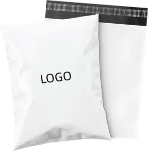 CTCX Bolsa de correio personalizada com estampa branca, sacola para correio, preço de atacado, logotipo personalizado