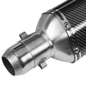 Tubo de Escape para Motocicleta de 470 mm, Punta de Escape Deslizable de 51 mm, Estilo Carbono, Tubo Trasero Universal para Honda/Yamaha/Suzuki - Product Image 5