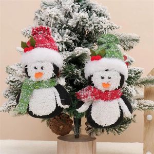 Adorable Juguete de Peluche de Pingüino de 2 Piezas, Decoración Suave para las Fiestas de Invierno, Regalo para Niños - Product Image 1