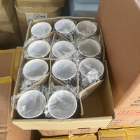 Gobelet jetable en céramique blanche pure de 11 oz pour sublimation, marque Haosheng, pour café et thé, idéal pour les cadeaux