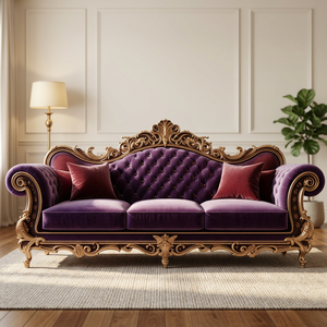 Premium Solid Teak Wood Traditional Convertible Modular Eco-Friendly 3 Seater <b>Sofa</b> Set <b>Foam</b> Royal Luxury Design Living Room - Product Image 3