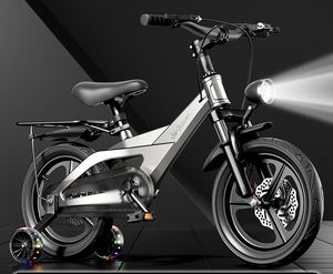 Vélos pour enfants en alliage de magnésium rouge de <span class=keywords><strong>14</strong></span>, <span class=keywords><strong>16</strong></span> et 18 <span class=keywords><strong>pouces</strong></span>, vélos pour garçons et filles, frein à disque, équilibre, cyclisme - Product Image 4