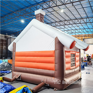 Nouvelle <span class=keywords><strong>Maison</strong></span> Gonflable de Noël Cabane d'Hiver Lit de Saut Gonflable Extérieur Château Gonflable pour Location de Fêtes de Fin d'Année - Product Image 5