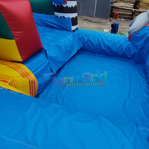 Castillo inflable acuático con tobogán de delfines para niños y adultos, ideal para patios traseros y uso comercial. - Product Image 6
