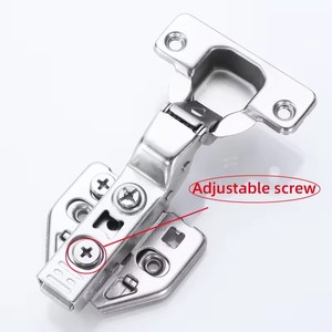 Bisagra de puerta de cierre suave oculta 3D de aluminio Bisagra cruzada de acero inoxidable Bisagra de gabinete de <span class=keywords><strong>Kea</strong></span> oculta de aleación de zinc - Product Image 4
