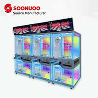 Machine de jeu à monnayeur et billets, installation facile, Spin N Drop pour centre d'arcade, centre commercial, machine à distributeur de poupées, machine à griffes
