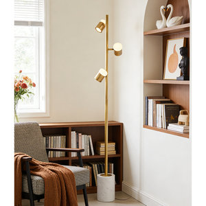 Post-modern Simple Nordic Alabaster <b>Stand</b> Lamp Minimalist Design Metal Floor Lamp with Three Lights in China Lamp Manufacture - Product Image 3