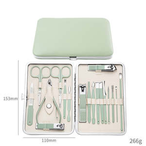 Herramientas <span class=keywords><strong>de</strong></span> pedicura profesional 18PCS <span class=keywords><strong>Suite</strong></span> <span class=keywords><strong>de</strong></span> cuidado <span class=keywords><strong>de</strong></span> uñas multifuncional <span class=keywords><strong>de</strong></span> alta calidad Juego <span class=keywords><strong>de</strong></span> manicura <span class=keywords><strong>de</strong></span> tijeras <span class=keywords><strong>de</strong></span> acero inoxidable fácil <span class=keywords><strong>de</strong></span> usar - Product Image 3