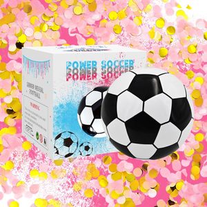 Nouveau Confettis de football en papier pour révélation du sexe Garçon Fille, Confettis à pois pour révélation du sexe, Accessoires d'ambiance - Product Image 2