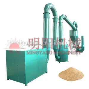 Airflow Rice Husk Bamboo Biomass Wood Sawdust Powder Pipe Cyclone Dryer Machine Wet Alfalfa Hot Airflow Dryer