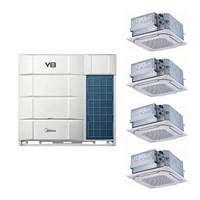 Climatiseur central au sol Midea Inverter Système VRF/VRV avec moteur à courant continu et pompe Système de climatisation VRF