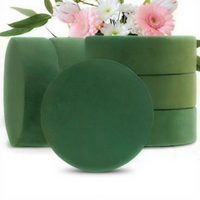 Disques et blocs de mousse florale en gros (8-22 cm de diamètre) – Haute absorption d'eau, cylindres verts humides/secs pour arrangements floraux de table de mariage