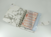Ensemble de classeurs à feuilles mobiles A6 avec enveloppes pour l'argent, planificateur, table de budget des dépenses, étiquettes autocollantes, couverture en PU