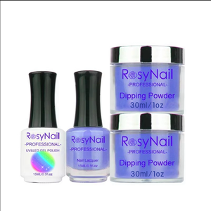 موردو المصنع مجموعة ألوان مطابقة 3in1 مجموعة ألوان منخفضة الرائحة غير سامة صبغة عالية 30 مسحوق أظافر 15 جيل طلاء أظافر بالأشعة فوق البنفسجية - Product Image 2