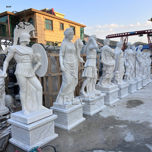 BLVE décoration extérieure sculptée à la main grandeur nature nue <span class=keywords><strong>déesse</strong></span> <span class=keywords><strong>grecque</strong></span> romaine Vénus <span class=keywords><strong>Aphrodite</strong></span> Statue sculpture de jardin en marbre - Product Image 6
