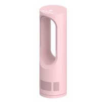 Nouveau ventilateur de ventilation sans lame Mini Portable BLDC breveté 1-5 vitesses oscillation 60 ° pour l'utilisation de la chambre d'hôtel au bureau à domicile