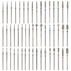 High Quality Tungsten Carbide Diamond Nail Drill Bit Dead Skin Polishing Head Stainless Steel Nail Cuticle Clean Rotary Burr - Product Image 1
