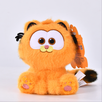 Venta al por mayor Super suave Garfield llavero de peluche de juguete Kawaii Animal relleno alivio del estrés de felpa para mochila y regalo