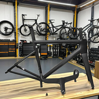 Cadre de vélo en fibre de carbone LAIQIN 29er durable, léger, BMX, vélos de route, noir mat/brillant, 1380g, moins de 38cm