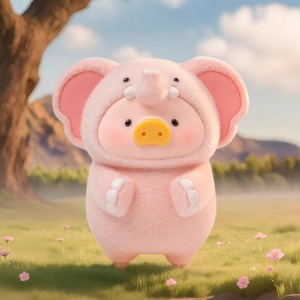 100% nuevo Lulu Pig Animal Party Series caja ciega figurita coleccionable decoraciones lindas lindo adorno de peluche juguete regalo de cumpleaños - Product Image 2