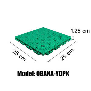 Tapis de sol de terrain de pickleball extérieur en gazon artificiel à emboîtement en PP antidérapant haute résistance amovible de 30x60 pieds pour utilisation en jardin - Product Image 2