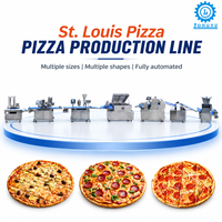 Ligne de production de pizzas Longyu St. Louis entièrement automatique pour usine de pizzas surgelées