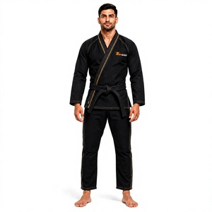 Pantalones de Jiu Jitsu Brasileño de 450 GSM, Algodón Ripstop, Costuras Reforzadas, Uniforme de Entrenamiento Cómodo, Academia de Artes Marciales, OEM - Product Image 1
