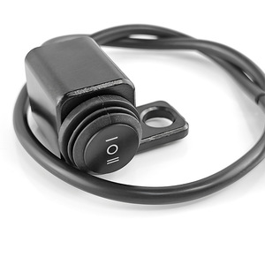 Interruptor de Faro para Motocicleta Qiangye, 3 Cables, Aluminio, Lado Izquierdo y Derecho, KG-048, para Modificación - Product Image 2