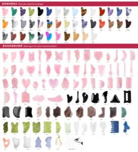 Quarzo rosa Gua Sha all'ingrosso <span class=keywords><strong>pietra</strong></span> preziosa naturale <span class=keywords><strong>giada</strong></span> Gua Sha strumento di <span class=keywords><strong>pietra</strong></span> <span class=keywords><strong>per</strong></span> il <span class=keywords><strong>viso</strong></span> - Product Image 6